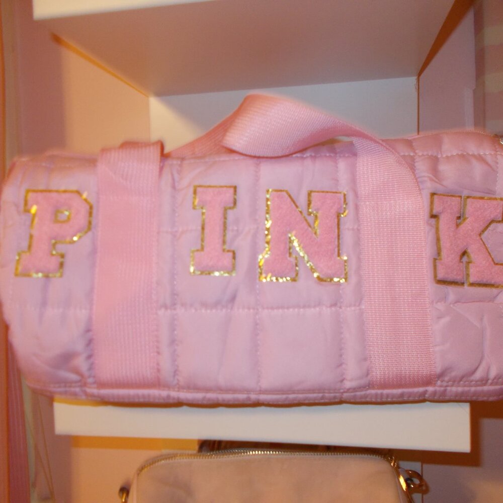 Pink Canvas Handbag